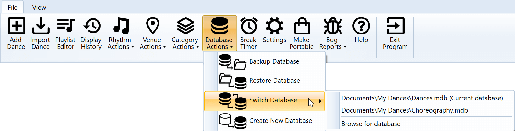 SwitchDatabase